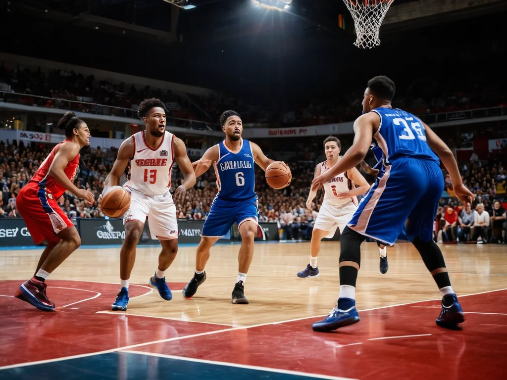 篮球赛前热身,WNBA巾帼英雄谁能主宰